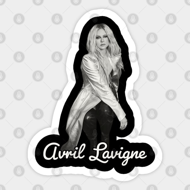 Avril Lavigne / 1984 Sticker by Nakscil